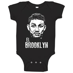 Teofimo Lopez El Brooklyn Big Face Silhouette Boxing Fight Fan Onesie Baby One Piece Teofimo Lopez El Brooklyn Big Face Silhouette Boxing Fight Fan Onesie Baby One Piece