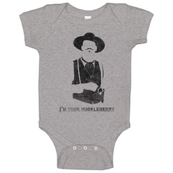 I'm Your Huckleberry Tombstone Movie Quote Silhouette Vintage Onesie Baby One Piece I'm Your Huckleberry Tombstone Movie Quote Silhouette Vintage Onesie Baby One Piece