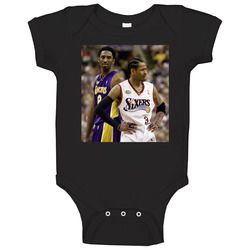 Allen Iverson Retro Basketball Photo Onesie Baby One Piece Allen Iverson Retro Basketball Photo Onesie Baby One Piece