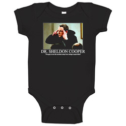 Sheldon Cooper Big Bang Theory Onesie Baby One Piece Sheldon Cooper Big Bang Theory Onesie Baby One Piece