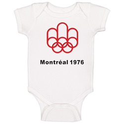 Montreal 1976 Summer Olympics Onesie Baby One Piece Montreal 1976 Summer Olympics Onesie Baby One Piece