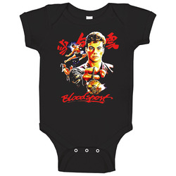 Bloodsport Jean Claude Van Damme Onesie Baby One Piece Bloodsport Jean Claude Van Damme Onesie Baby One Piece