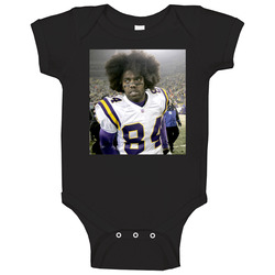 Randy Moss Afro Wide Receiver Football Legend Onesie Baby One Piece