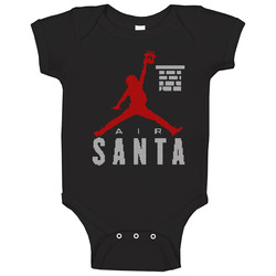 Air Santa Christmas Jordan Jumpman Parody Holiday Ugly Sweater Stitched Look Onesie Baby One Piece Air Santa Christmas Jordan Jumpman Parody Holiday Ugly Sweater Stitched Look Onesie Baby One Piece