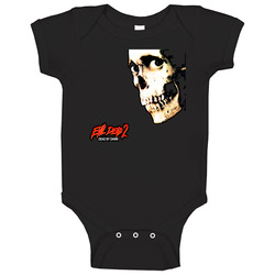 Evil Dead 2 Dead By Dawn Horror Movie Onesie Baby One Piece Evil Dead 2 Dead By Dawn Horror Movie Onesie Baby One Piece