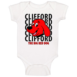 Clifford The Big Red Dog Cartoon Onesie Baby One Piece Clifford The Big Red Dog Cartoon Onesie Baby One Piece