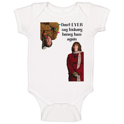 Hickory Honey Ham Christmas With The Kranks Onesie Baby One Piece Hickory Honey Ham Christmas With The Kranks Onesie Baby One Piece