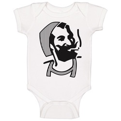 Zig Zag France Pot Smoking Onesie Baby One Piece Zig Zag France Pot Smoking Onesie Baby One Piece