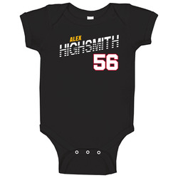 Alex Highsmith 56 Favorite Player Pittsburgh Football Fan Onesie Baby One Piece
