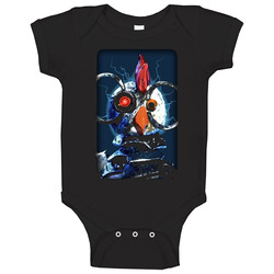 Robot Chicken Cartoon Classic Onesie Baby One Piece Robot Chicken Cartoon Classic Onesie Baby One Piece