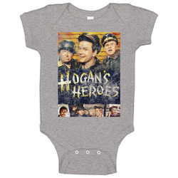 Hogan's Heroes 60s Tv Series Show Worn Look Vintage Unisex Onesie Baby One Piece Hogan's Heroes 60s Tv Series Show Worn Look Vintage Unisex Onesie Baby One Piece