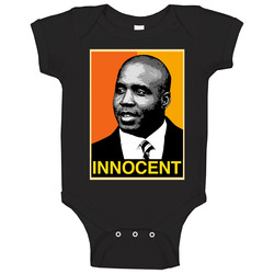 Barry Bonds Innocent Onesie Baby One Piece Barry Bonds Innocent Onesie Baby One Piece
