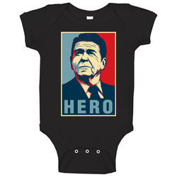 Ronald Reagan President Hero Hope Onesie Baby One Piece Ronald Reagan President Hero Hope Onesie Baby One Piece