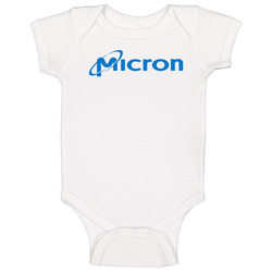 Micron Technology Inc Nasdaq Company Logo Employee Fan Onesie Baby One Piece Micron Technology Inc Nasdaq Company Logo Employee Fan Onesie Baby One Piece