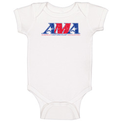 Ama American Motorcycle Association Automobile Car Auto Motor Parts Cool Brand Logo Emblem Onesie Baby One Piece