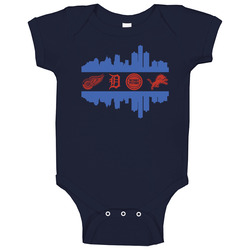 Detroit City All Professional Sports Teams Super Fan Onesie Baby One Piece Detroit City All Professional Sports Teams Super Fan Onesie Baby One Piece