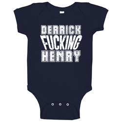 Fcking Derrick Henry Tennessee Football Team Favorite Player Fan Onesie Baby One Piece Fcking Derrick Henry Tennessee Football Team Favorite Player Fan Onesie Baby One Piece