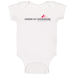 American Woodmark Corporation Nasdaq Company Logo Employee Fan Onesie Baby One Piece American Woodmark Corporation Nasdaq Company Logo Employee Fan Onesie Baby One Piece