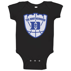 The Brotherhood Duke's Blue Devils Basketball Onesie Baby One Piece The Brotherhood Duke's Blue Devils Basketball Onesie Baby One Piece