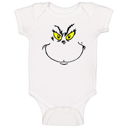 Grinch Face Popular Christmas Movie Character Fan Onesie Baby One Piece Grinch Face Popular Christmas Movie Character Fan Onesie Baby One Piece