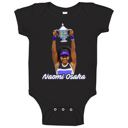 Naomi Osaka Tennis Champion Win Onesie Baby One Piece Naomi Osaka Tennis Champion Win Onesie Baby One Piece