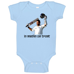 Sachin Tendulkar India Cricket Onesie Baby One Piece Sachin Tendulkar India Cricket Onesie Baby One Piece