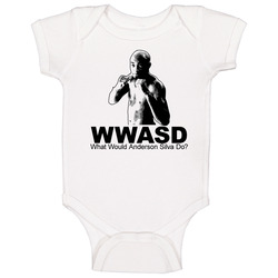 Wwjd Anderson Silva Mma Onesie Baby One Piece