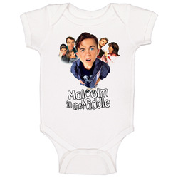 Malcom In The Middle Tv Show Onesie Baby One Piece Malcom In The Middle Tv Show Onesie Baby One Piece