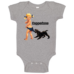 Coppertone Girl Mascot Onesie Baby One Piece Coppertone Girl Mascot Onesie Baby One Piece