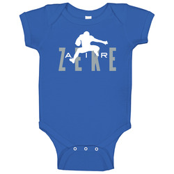 Air Zeke Ezekiel Elliott Jumps Dallas Football Player Fan Parody Onesie Baby One Piece