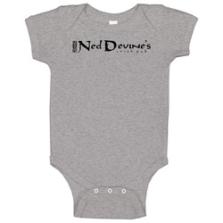 Ned Devine's Boston Massachusetts Top Restaurants Food Fan Lover Foodie Onesie Baby One Piece Ned Devine's Boston Massachusetts Top Restaurants Food Fan Lover Foodie Onesie Baby One Piece