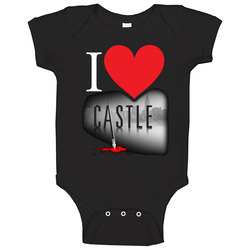 I Love Heart Castle Tv Show Onesie Baby One Piece I Love Heart Castle Tv Show Onesie Baby One Piece