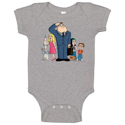 American Dad Tv Show Onesie Baby One Piece American Dad Tv Show Onesie Baby One Piece
