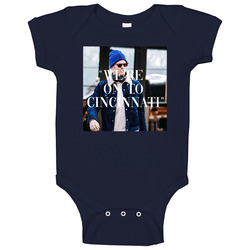 Tom Brady We're On To Cincinnati New England Football Fan Onesie Baby One Piece