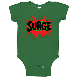 Surge Citrus Flavored Soda Pop Drink Onesie Baby One Piece Surge Citrus Flavored Soda Pop Drink Onesie Baby One Piece