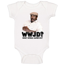 Wwjd What Would James Evans Sr Do Good Times Tv Show Dad Onesie Baby One Piece Wwjd What Would James Evans Sr Do Good Times Tv Show Dad Onesie Baby One Piece