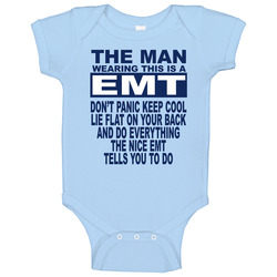 Emt Ems Paramedic Ambulance Funny Onesie Baby One Piece Emt Ems Paramedic Ambulance Funny Onesie Baby One Piece