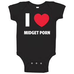 Funny I Heart Love Luv Midget Porn Onesie Baby One Piece Funny I Heart Love Luv Midget Porn Onesie Baby One Piece