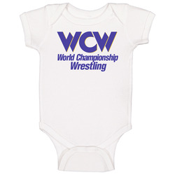 World Championship Wrestling Logo Professional Wrestling Fan Onesie Baby One Piece World Championship Wrestling Logo Professional Wrestling Fan Onesie Baby One Piece