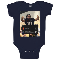 Sam Hartman Celebrates Game Win Fan Onesie Baby One Piece Sam Hartman Celebrates Game Win Fan Onesie Baby One Piece
