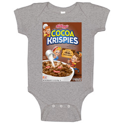 Cocoa Krispies Box Greatest Cereal Of All Time Breakfast Fan Foodie Onesie Baby One Piece Cocoa Krispies Box Greatest Cereal Of All Time Breakfast Fan Foodie Onesie Baby One Piece