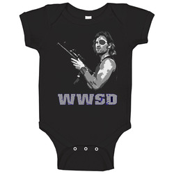 Snake Plissken Escape From Ny Retro Wwsd Onesie Baby One Piece Snake Plissken Escape From Ny Retro Wwsd Onesie Baby One Piece