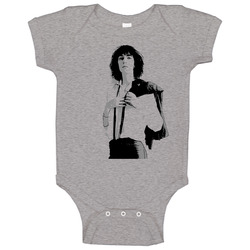 Patti Smith Punk Rock Retro Onesie Baby One Piece Patti Smith Punk Rock Retro Onesie Baby One Piece