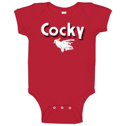 Cocky Belt Buckle Bones Tv Show Funny Onesie Baby One Piece Cocky Belt Buckle Bones Tv Show Funny Onesie Baby One Piece