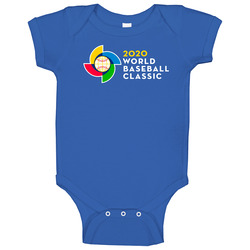 2020 World Baseball Classic Onesie Baby One Piece 2020 World Baseball Classic Onesie Baby One Piece