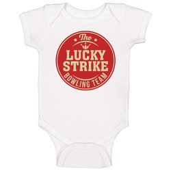 The Lucky Strike Bowling Team Onesie Baby One Piece The Lucky Strike Bowling Team Onesie Baby One Piece