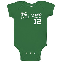 Grant Williams 12 Favorite Player Boston Basketball Fan Onesie Baby One Piece Grant Williams 12 Favorite Player Boston Basketball Fan Onesie Baby One Piece