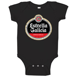 Estrella Galicia Logo Popular Beer Lagar Alcohol Beverage Drink Fan Gift Onesie Baby One Piece Estrella Galicia Logo Popular Beer Lagar Alcohol Beverage Drink Fan Gift Onesie Baby One Piece