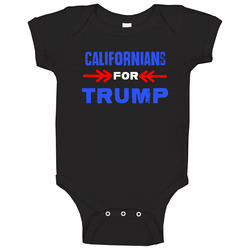 Californians For Trump California Republican President Onesie Baby One Piece Californians For Trump California Republican President Onesie Baby One Piece