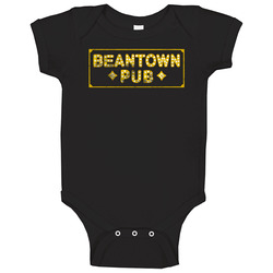 Beantown Pub Boston Massachusetts Top Restaurants Food Fan Lover Foodie Worn Look Onesie Baby One Piece Beantown Pub Boston Massachusetts Top Restaurants Food Fan Lover Foodie Worn Look Onesie Baby One Piece